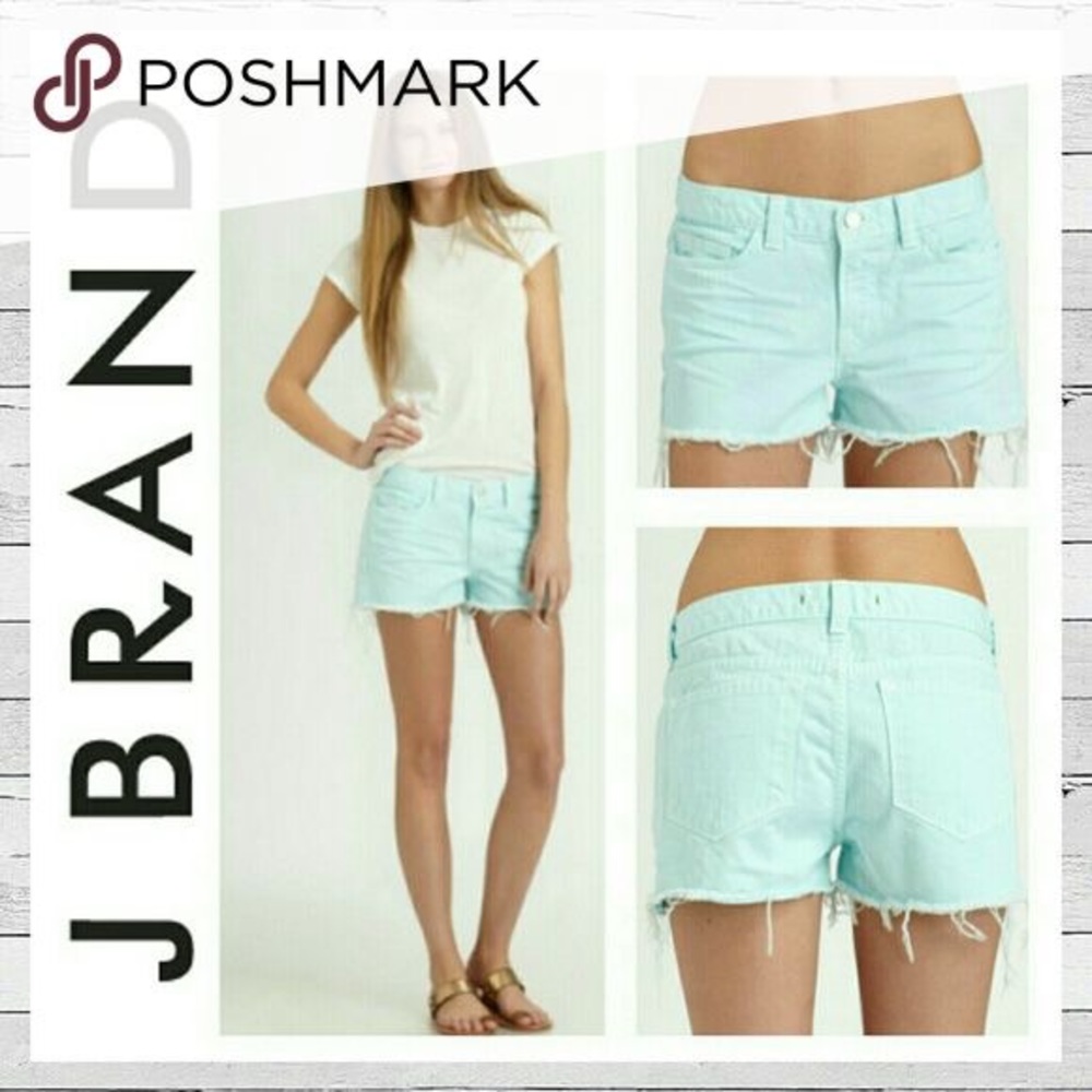 Like New! J BRAND jean shorts Aqua Sz 28 29